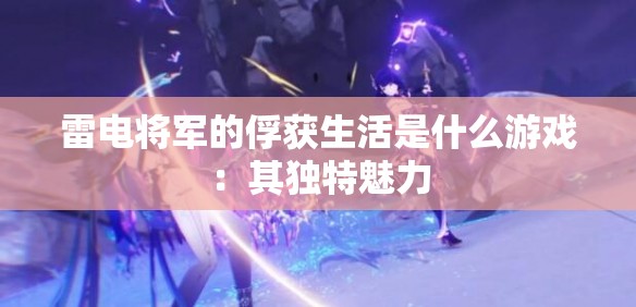 雷电将军的俘获生活是什么游戏：其独特魅力