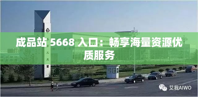 成品站 5668 入口：畅享海量资源优质服务