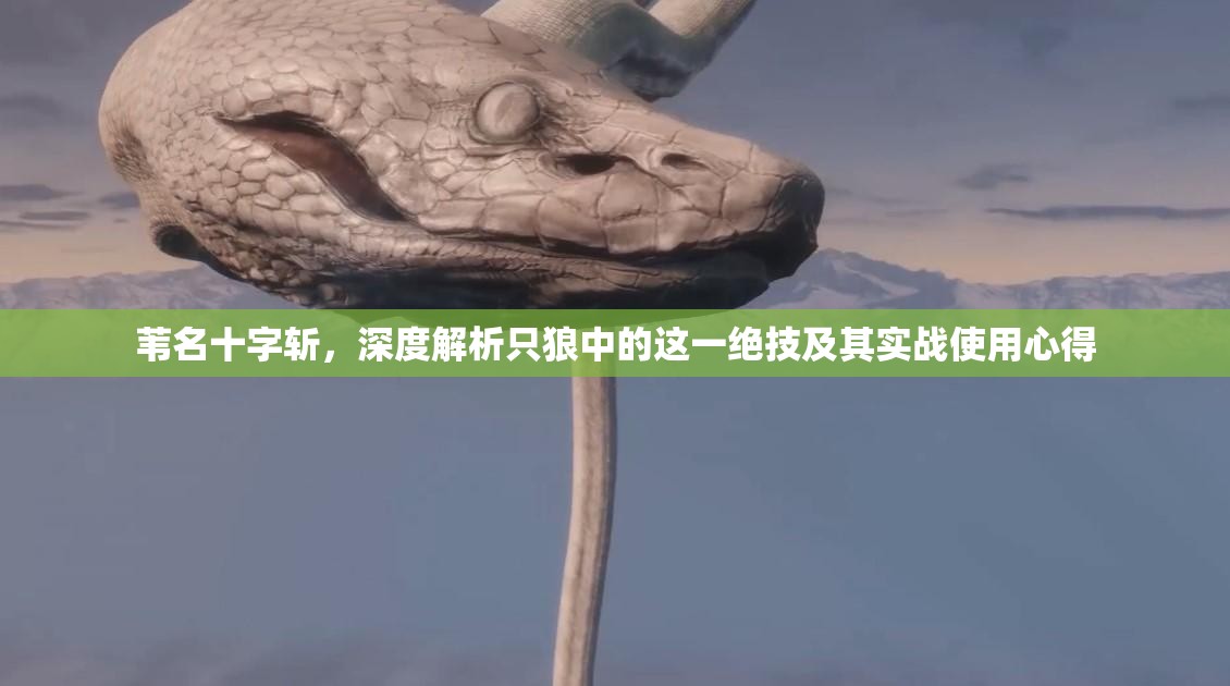 苇名十字斩，深度解析只狼中的这一绝技及其实战使用心得