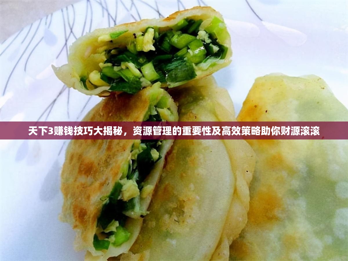 天下3赚钱技巧大揭秘，资源管理的重要性及高效策略助你财源滚滚