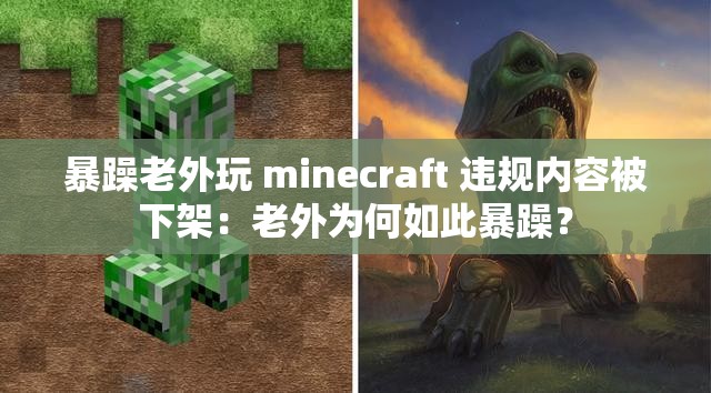 暴躁老外玩 minecraft 违规内容被下架：老外为何如此暴躁？