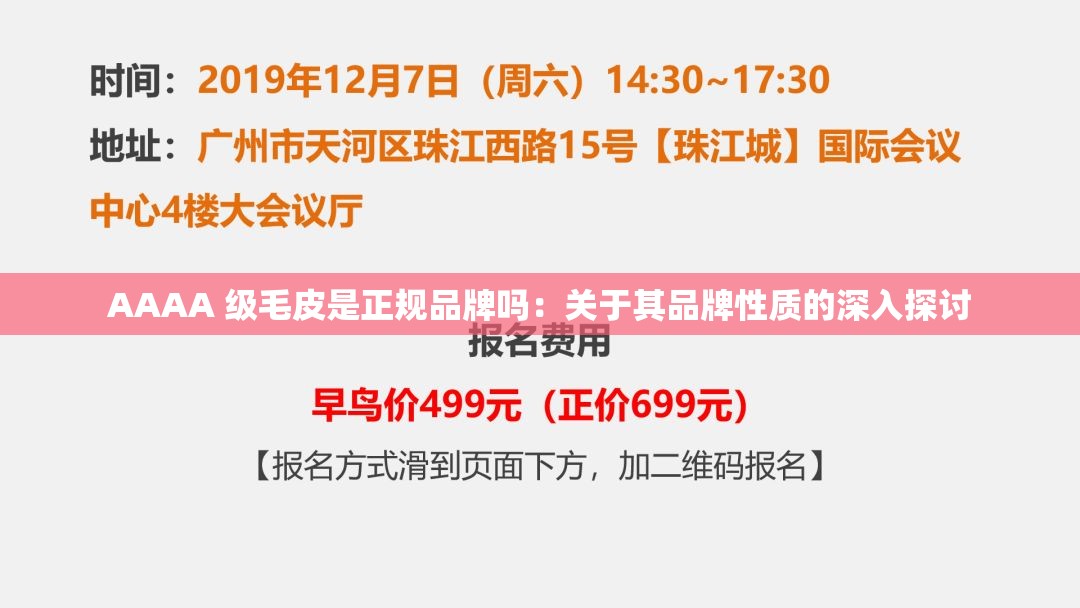 AAAA 级毛皮是正规品牌吗：关于其品牌性质的深入探讨