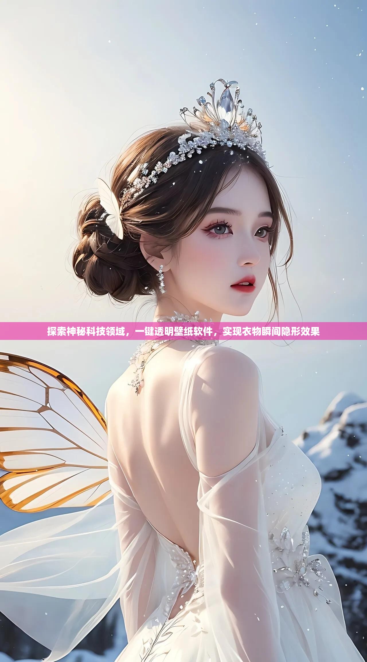 探索神秘科技领域，一键透明壁纸软件，实现衣物瞬间隐形效果