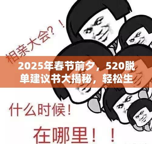 2025年春节前夕，520脱单建议书大揭秘，轻松生成专属方案，趣味测试助力寻找爱情