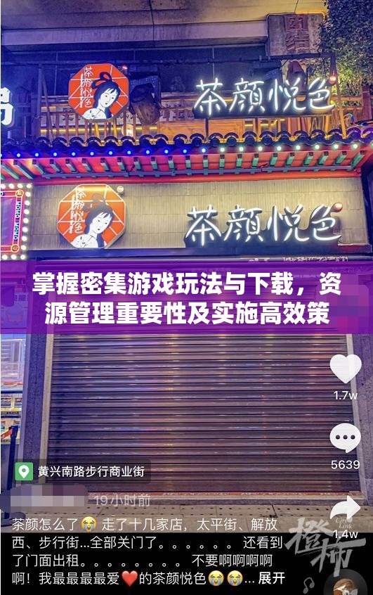 掌握密集游戏玩法与下载，资源管理重要性及实施高效策略指南