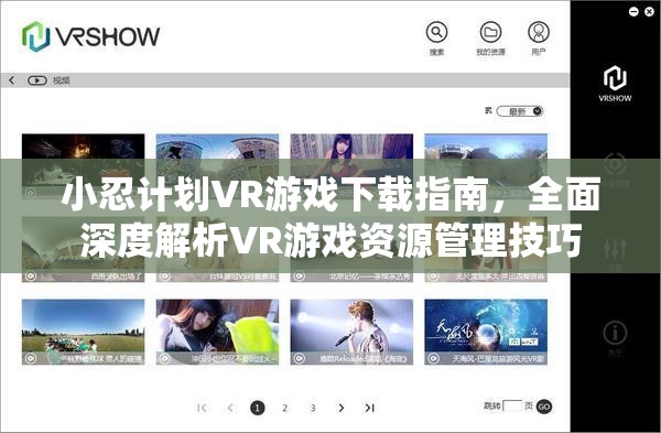 小忍计划VR游戏下载指南，全面深度解析VR游戏资源管理技巧