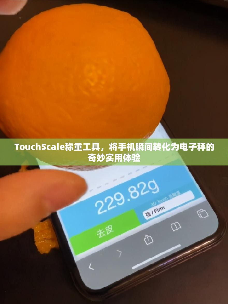 TouchScale称重工具，将手机瞬间转化为电子秤的奇妙实用体验