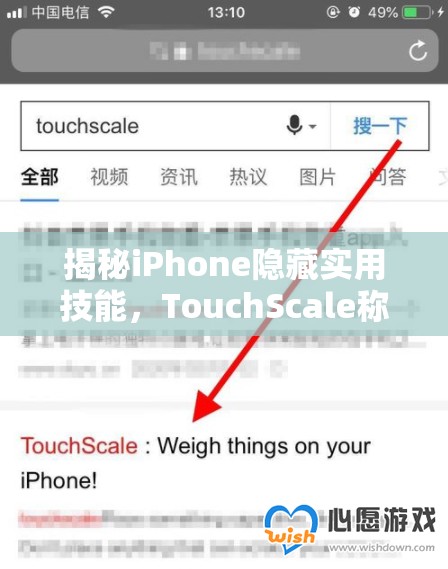 揭秘iPhone隐藏实用技能，TouchScale称重工具详细使用教程大揭秘