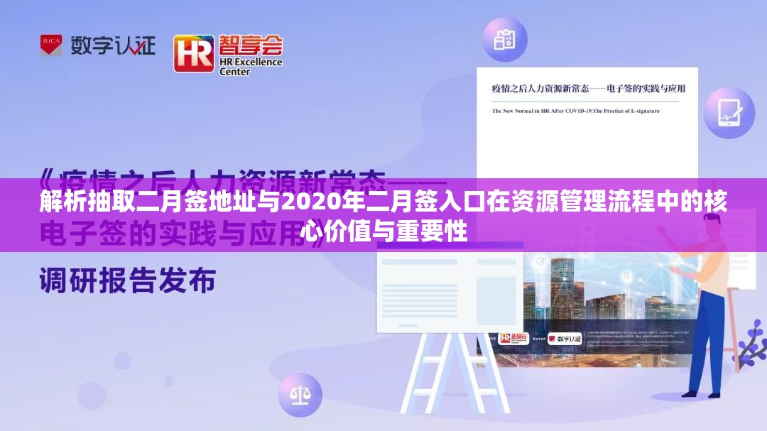 解析抽取二月签地址与2020年二月签入口在资源管理流程中的核心价值与重要性