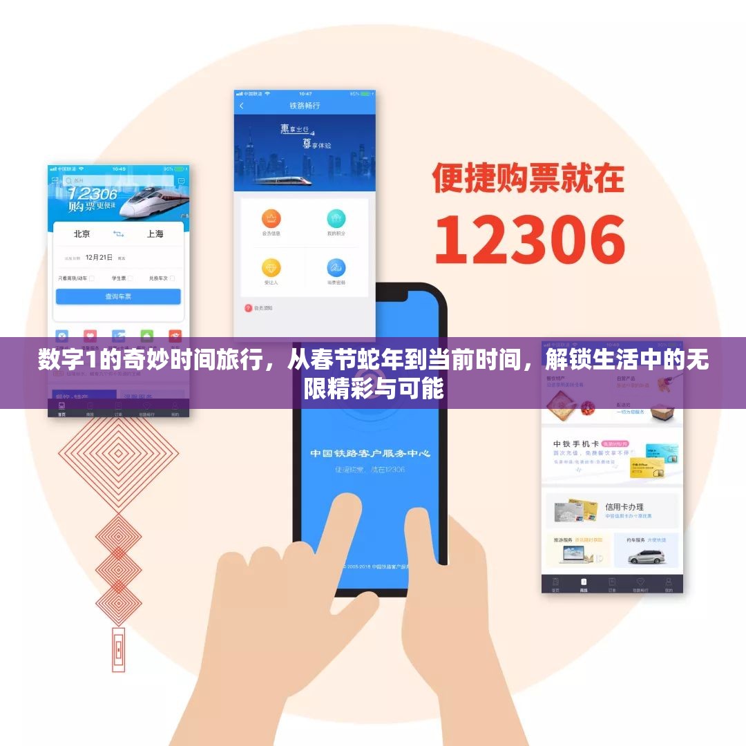 数字1的奇妙时间旅行，从春节蛇年到当前时间，解锁生活中的无限精彩与可能