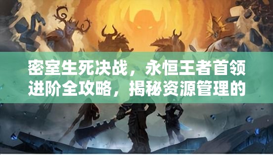 密室生死决战，永恒王者首领进阶全攻略，揭秘资源管理的高超艺术