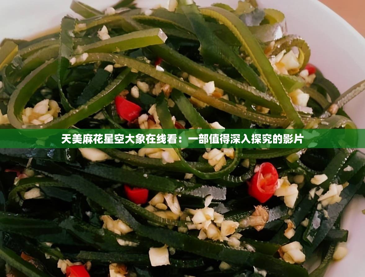 天美麻花星空大象在线看：一部值得深入探究的影片