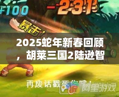 2025蛇年新春回顾，胡莱三国2陆逊智勇双全，一言不合展现爆炸轰击