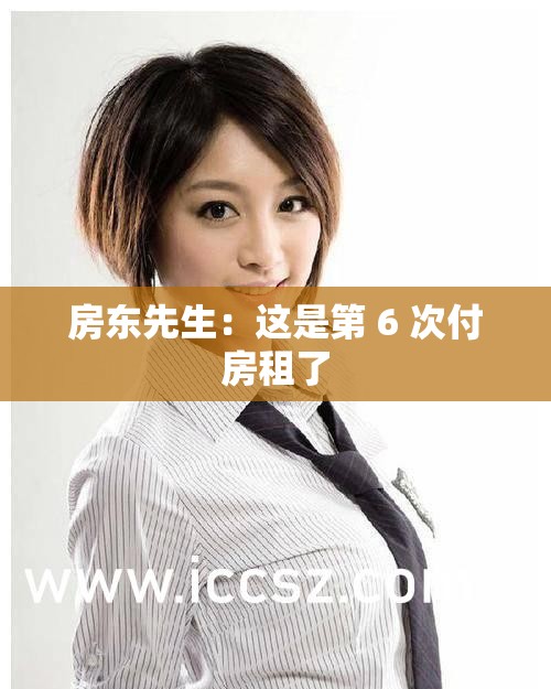 房东先生：这是第 6 次付房租了