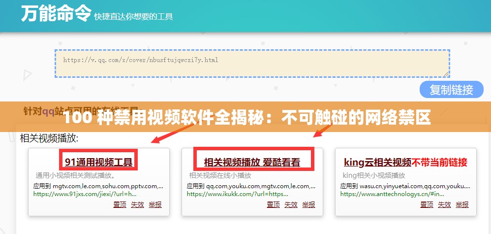 100 种禁用视频软件全揭秘：不可触碰的网络禁区