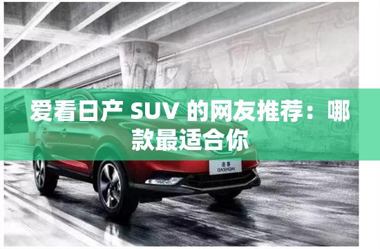 爱看日产 SUV 的网友推荐：哪款最适合你