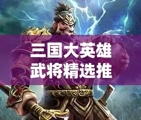 三国大英雄武将精选推荐，揭秘资源管理中的智谋运用与策略布局