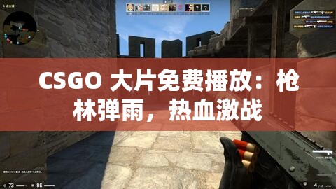 CSGO 大片免费播放：枪林弹雨，热血激战