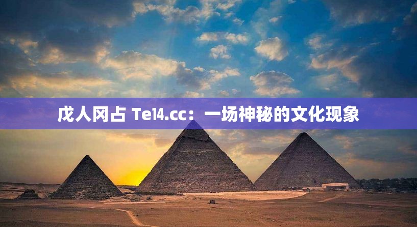 戊人冈占 Te⒕㏄：一场神秘的文化现象