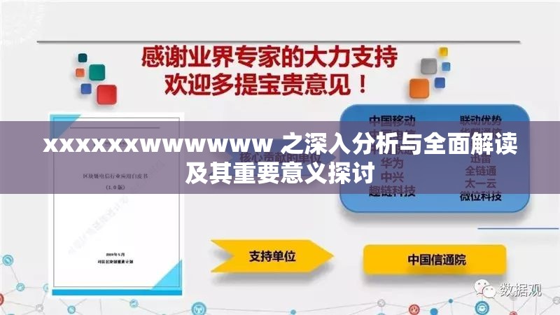 xxxxxxwwwwww 之深入分析与全面解读及其重要意义探讨