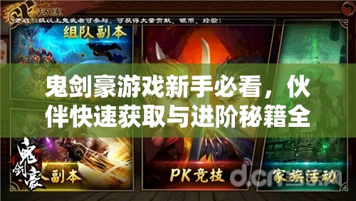 鬼剑豪游戏新手必看，伙伴快速获取与进阶秘籍全攻略