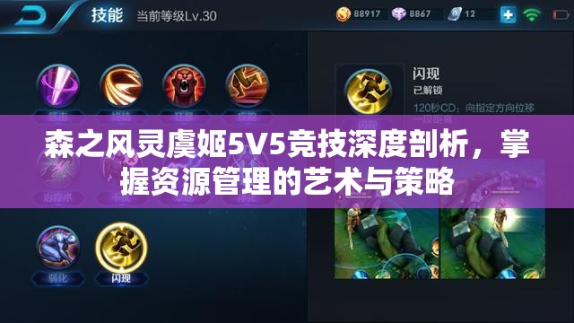 森之风灵虞姬5V5竞技深度剖析，掌握资源管理的艺术与策略