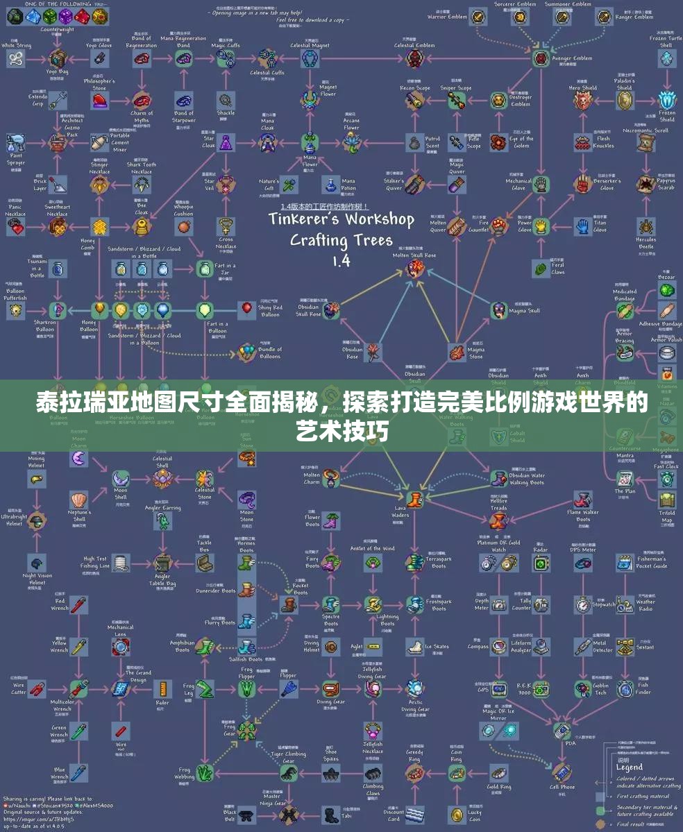 泰拉瑞亚地图尺寸全面揭秘，探索打造完美比例游戏世界的艺术技巧