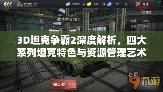 3D坦克争霸2深度解析，四大系列坦克特色与资源管理艺术探究