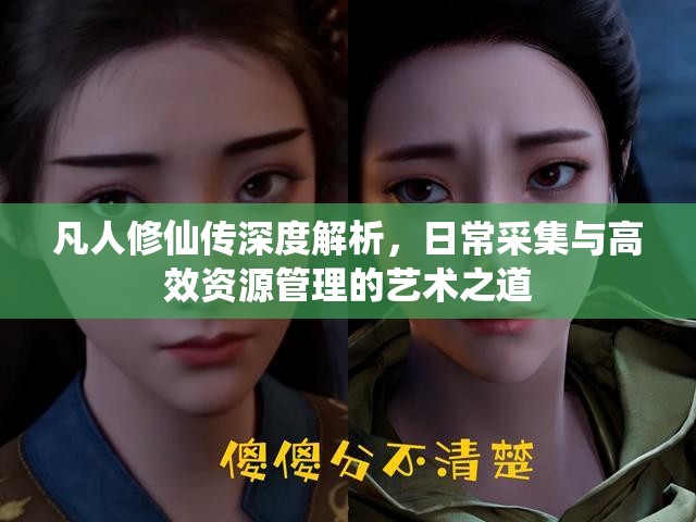 凡人修仙传深度解析，日常采集与高效资源管理的艺术之道