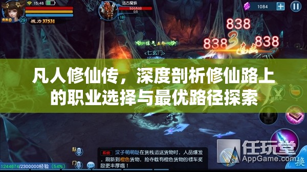 凡人修仙传，深度剖析修仙路上的职业选择与最优路径探索