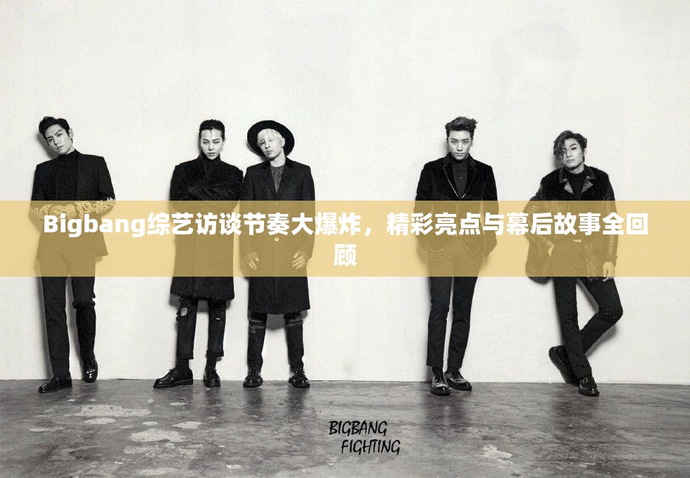Bigbang综艺访谈节奏大爆炸，精彩亮点与幕后故事全回顾
