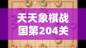 天天象棋战国第204关全面解析，精准攻略助你轻松过关取胜