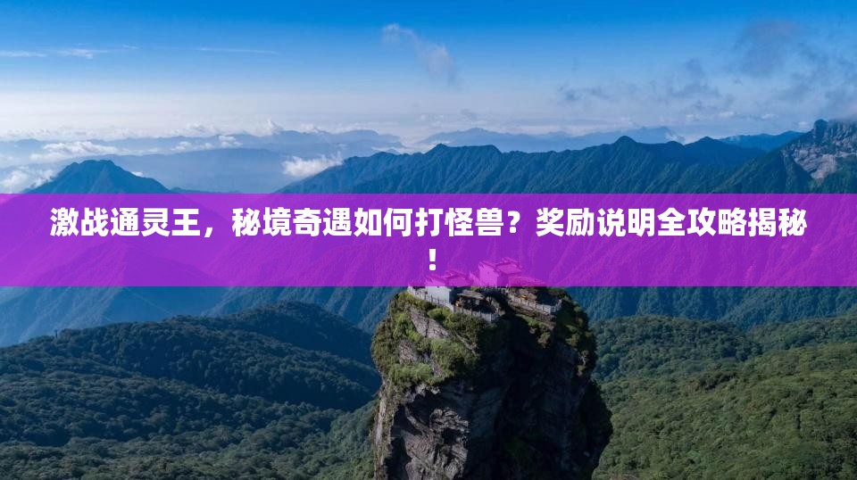 激战通灵王，秘境奇遇如何打怪兽？奖励说明全攻略揭秘！