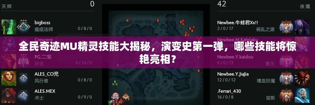 全民奇迹MU精灵技能大揭秘，演变史第一弹，哪些技能将惊艳亮相？