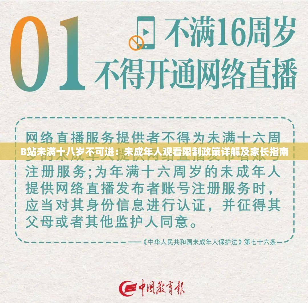 B站未满十八岁不可进：未成年人观看限制政策详解及家长指南