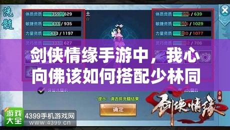 剑侠情缘手游中，我心向佛该如何搭配少林同伴策略？