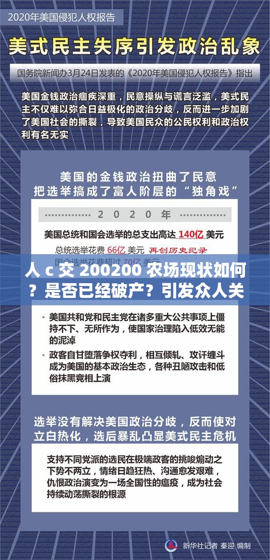 人 c 交 200200 农场现状如何？是否已经破产？引发众人关注人 c 交 200200 农场破产了吗？最新消息与真实情况大揭秘究竟人 c 交 200200 农场破产与否？众多疑问等待解答