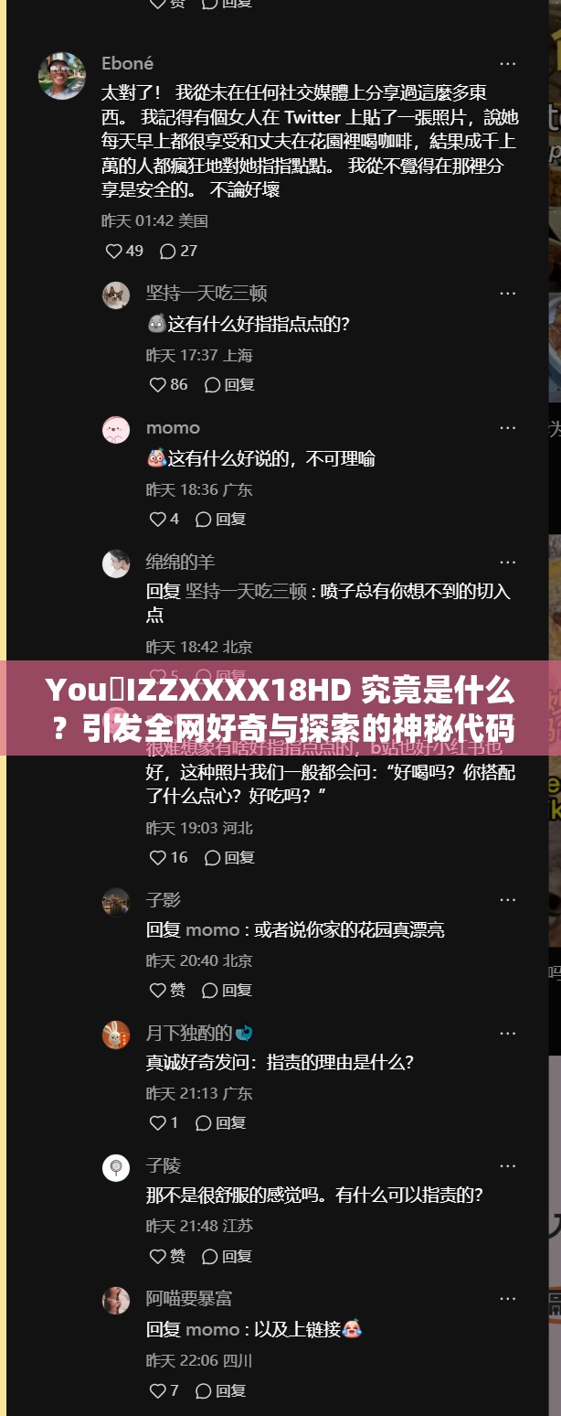 You亅IZZXXXX18HD 究竟是什么？引发全网好奇与探索的神秘代码