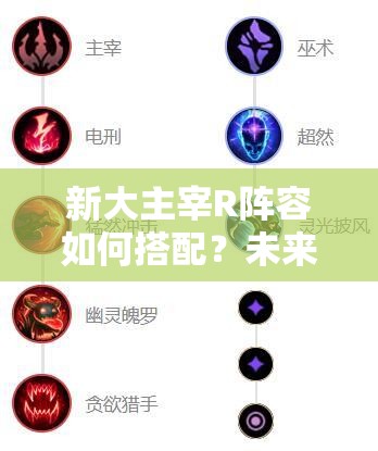 新大主宰R阵容如何搭配？未来玩法将带来哪些革命性变化？