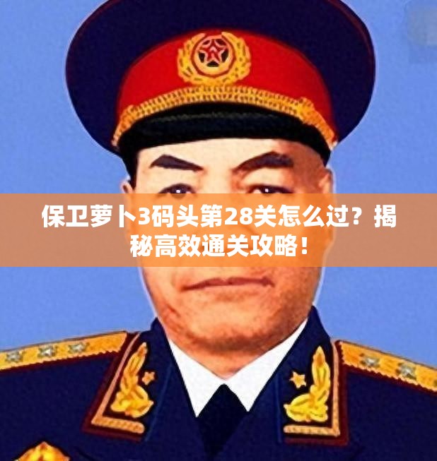 保卫萝卜3码头第28关怎么过？揭秘高效通关攻略！