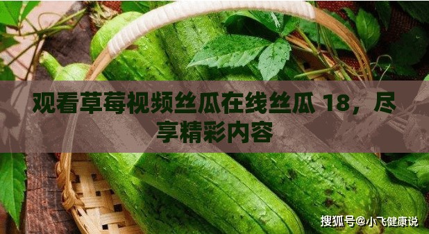 观看草莓视频丝瓜在线丝瓜 18，尽享精彩内容