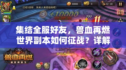 集结全服好友，兽血再燃世界副本如何征战？详解来袭！