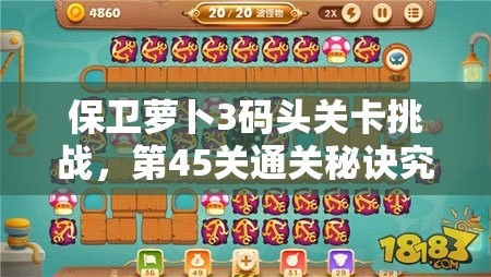 保卫萝卜3码头关卡挑战，第45关通关秘诀究竟是什么？