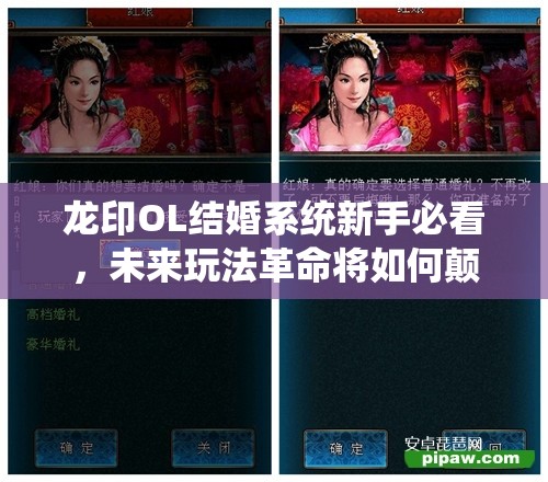 龙印OL结婚系统新手必看，未来玩法革命将如何颠覆传统婚姻模式？