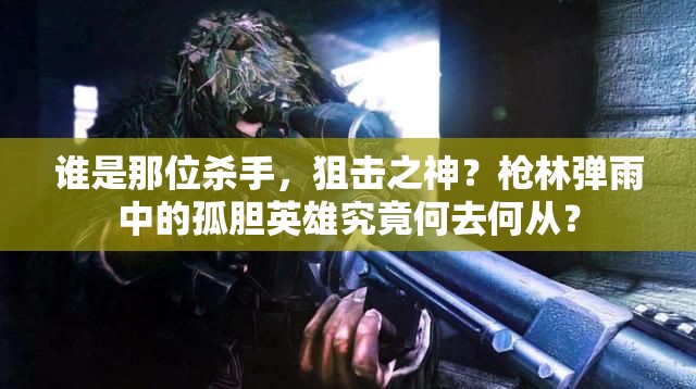 谁是那位杀手，狙击之神？枪林弹雨中的孤胆英雄究竟何去何从？