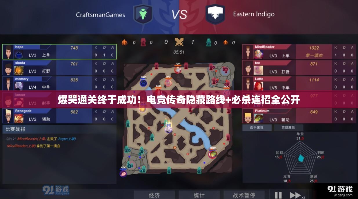 爆哭通关终于成功！电竞传奇隐藏路线+必杀连招全公开